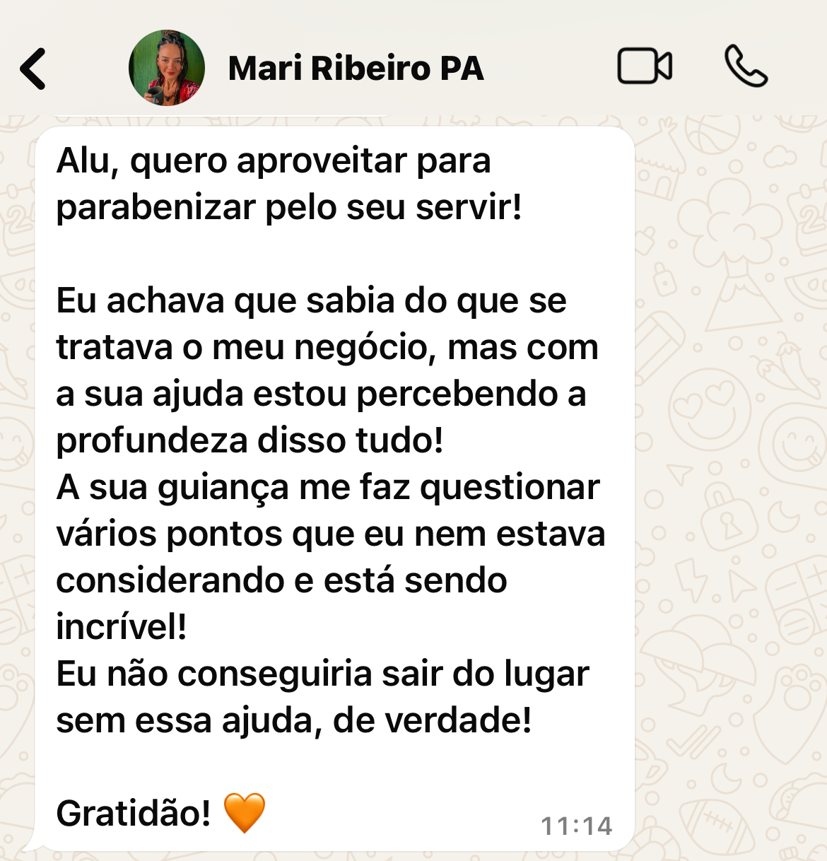 Depoimento de Mari Ribeiro